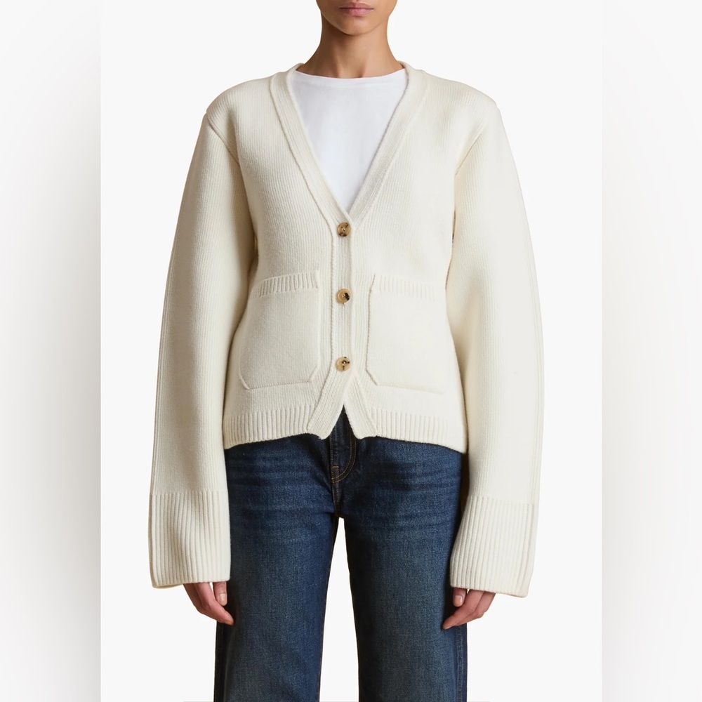 Khaite Scarlet Cardigan - Color Glaze